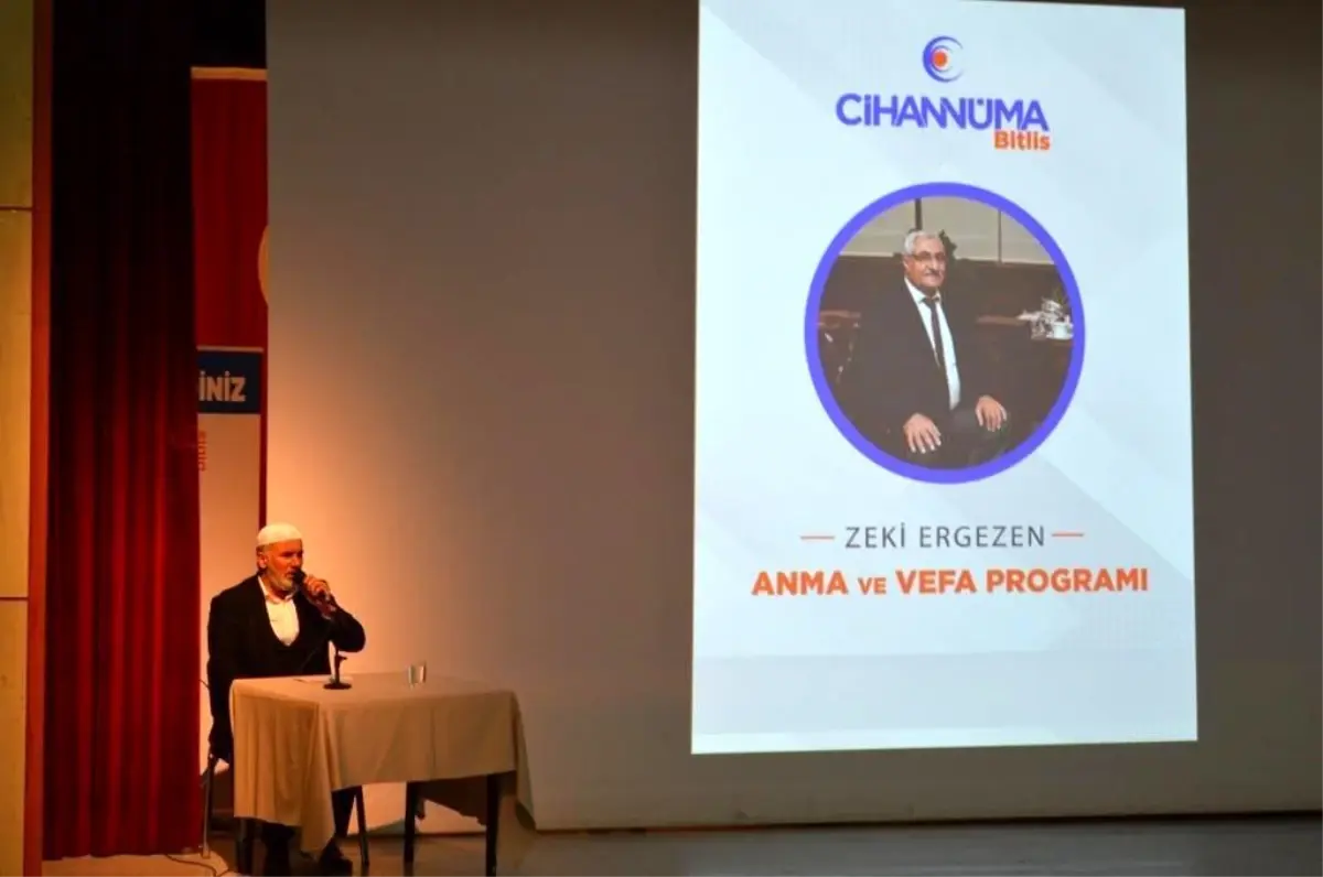 Eski bakan Zeki Ergezen için anma ve vefa programı düzenlendi