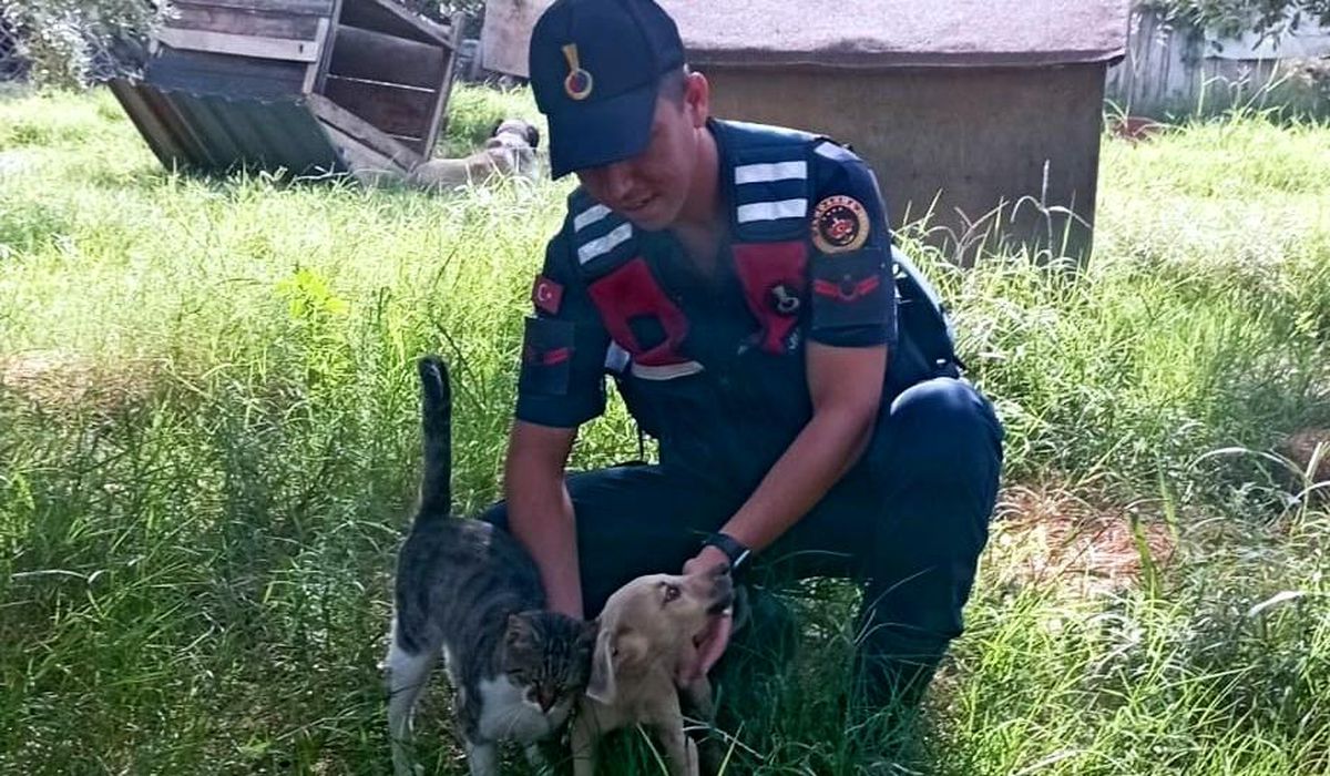 Jandarma can dostları unutmadı