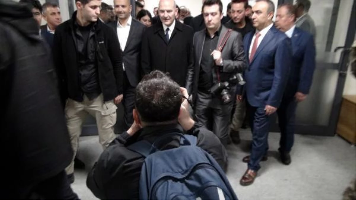 GAZİANTEP - İçişleri Bakanı Soylu, Kilis\'te terör saldırısında yaralanan güvenlik görevlilerini ziyaret etti