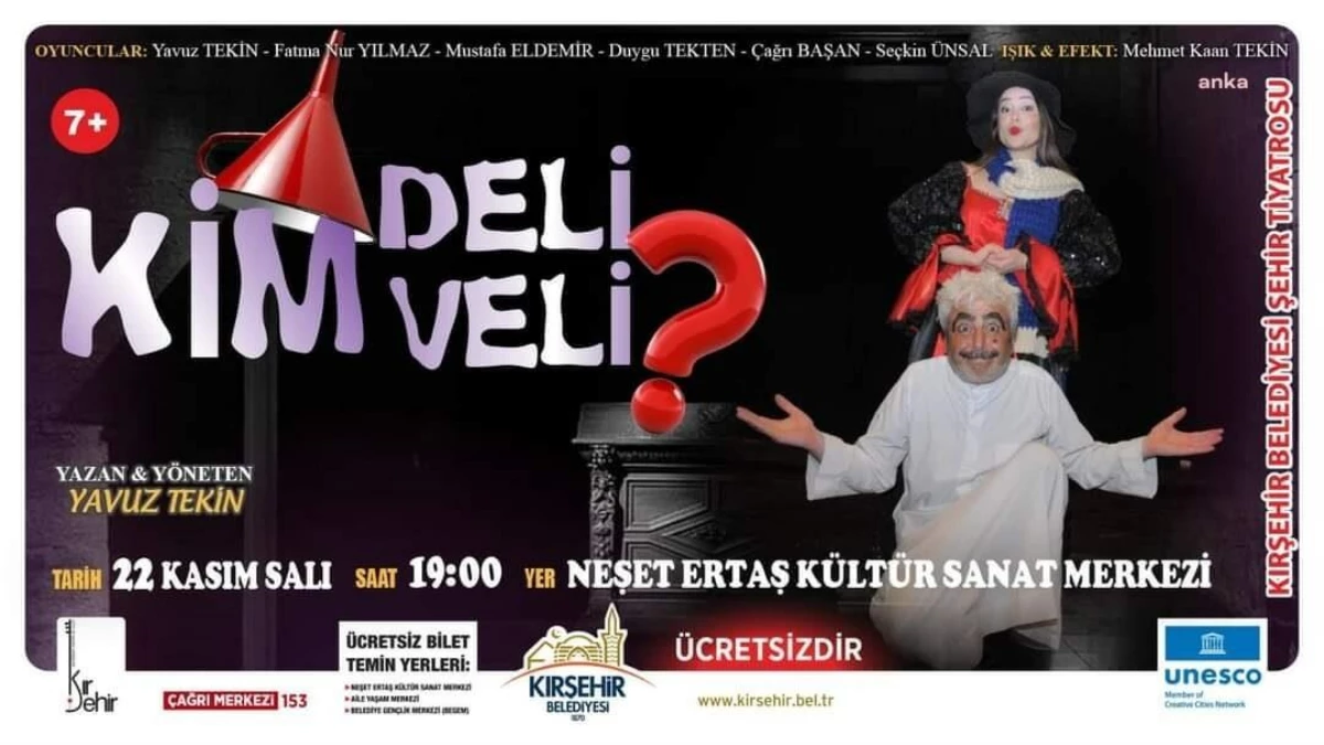 Kırşehir Belediyesi Şehir Tiyatrosu\'ndan Yeni Oyun