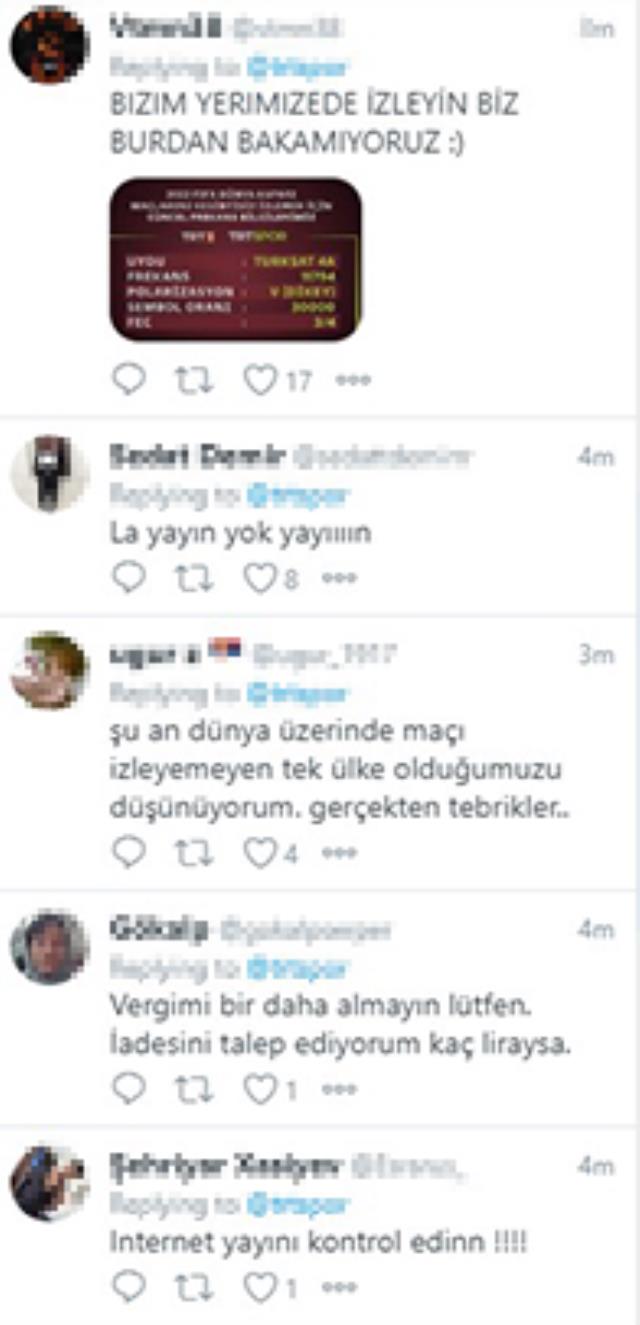 Maç izlemek isteyenler gördükleri ekran karşısında isyan etti! TRT'ye tepki yağdı Maç izlemek isteyenler gördükleri ekran karşısında isyan etti! TRT'ye tepki yağdı