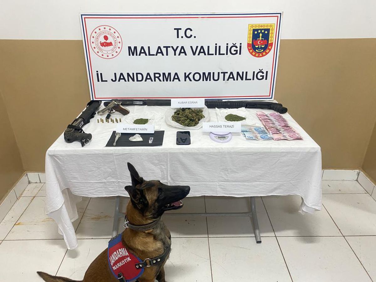 Malatya\'da uyuşturucu operasyonunda yakalanan zanlı tutuklandı