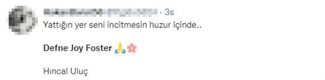 Sözleri bir döneme damga vurmuştu! Hıncal Uluç'un ölümünün ardından Defne Joy Foster, Twitter'da gündem oldu