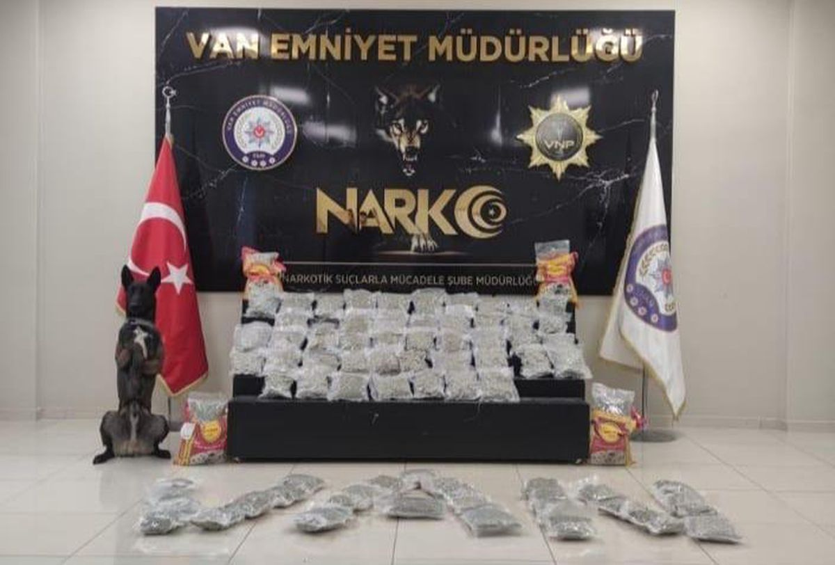 Van\'da 32 kilo 200 gram eroin ele geçirildi