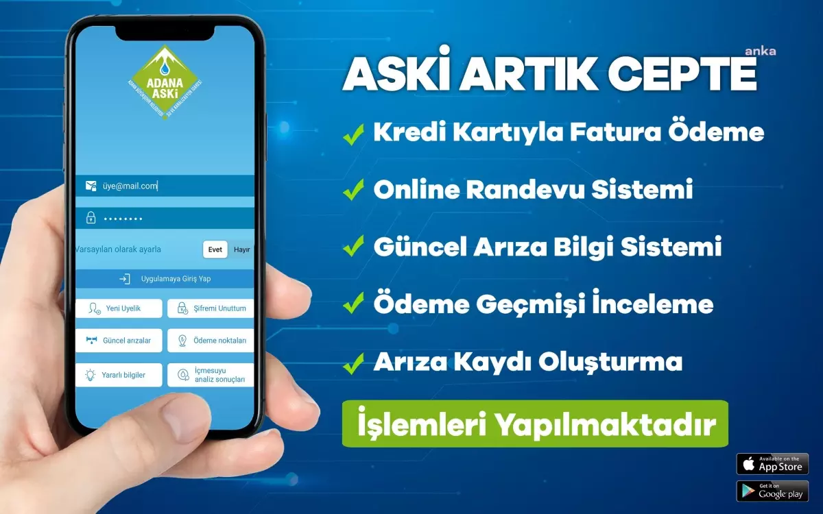 \'adana Aski\' Mobil Uygulamasıyla İşlemler Daha Hızlı Yapılabilecek