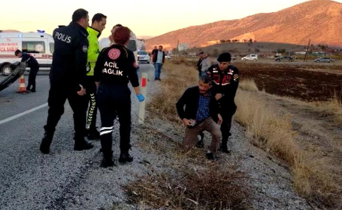 Takla atan otomobildeki aynı aileden 3 öldü, 2 kişi yaralandı