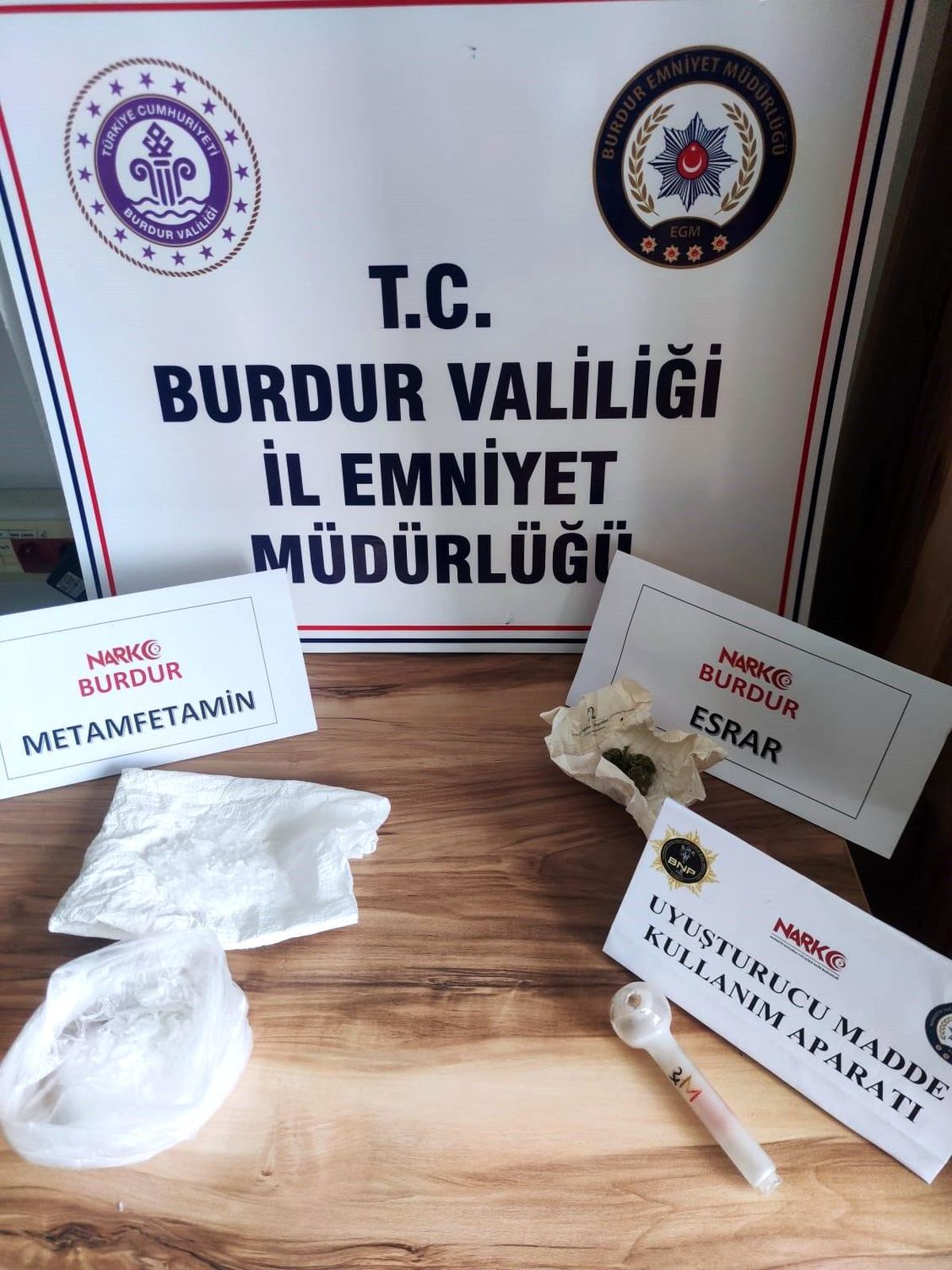 Burdur\'da uyuşturucu operasyonuna 1 tutuklama