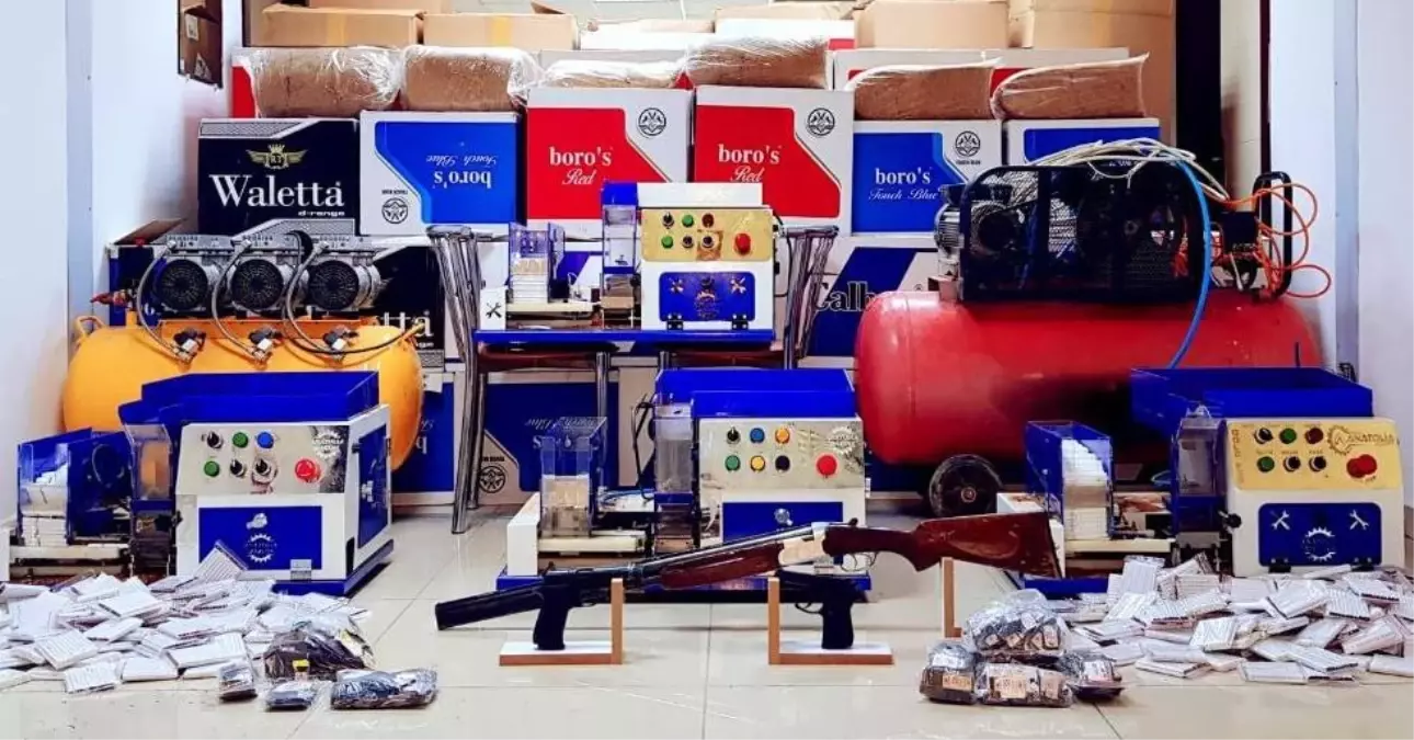 Çorum\'da 508 bin 700 sahte bandrollü makaron ele geçirildi