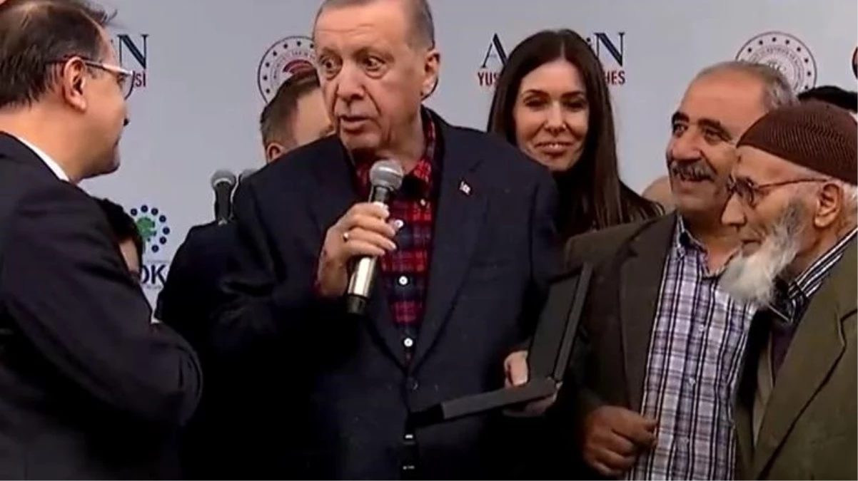 Vatandaşın doğal gaz talebini dinleyen Cumhurbaşkanı Erdoğan, Bakan Dönmez\'i böyle uyardı: Öyle mıy mıy yok, tamam mı?