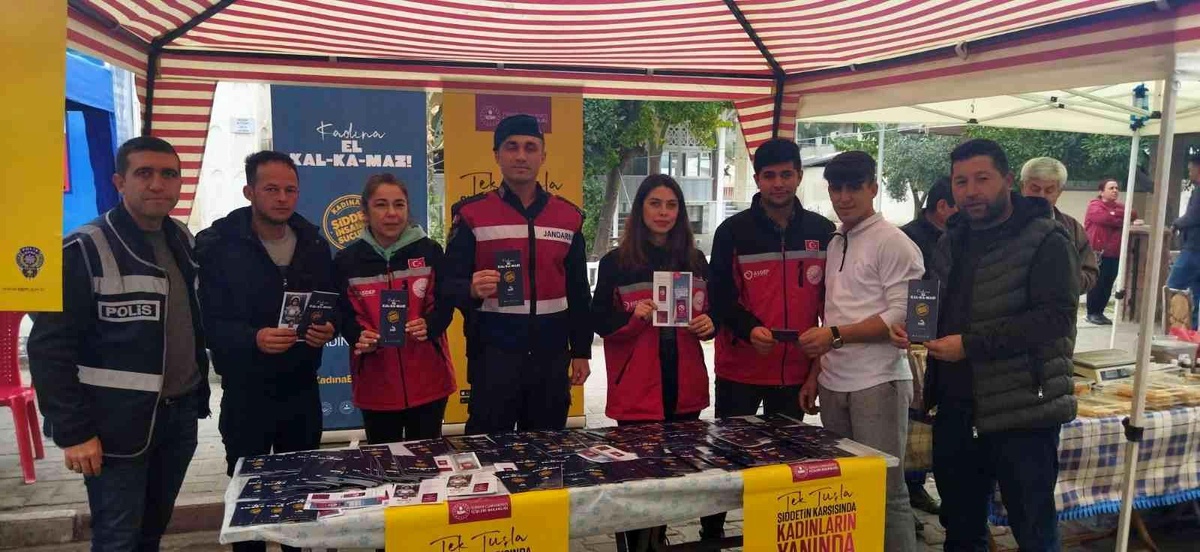Jandarma ekipleri vatandaşlara KADES\'i tanıttı
