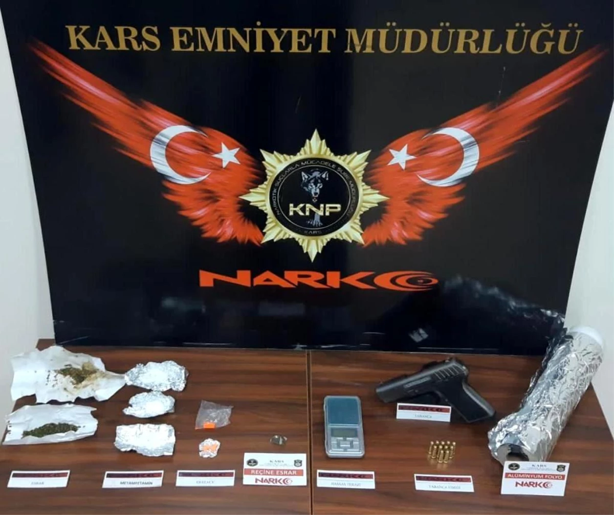 Kars\'ta uyuşturucu operasyonu: 8 tutuklama