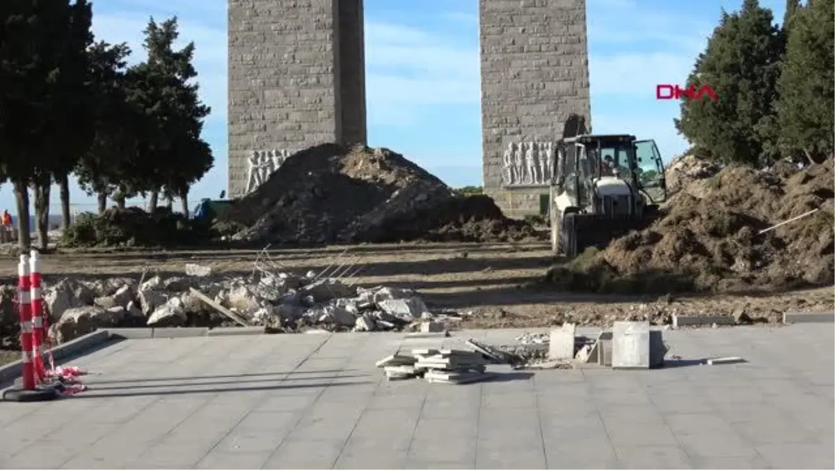 ŞEHİTLER ABİDESİ, CUMHURİYETİN 100\'ÜNCÜ YILINA HAZIRLANIYOR