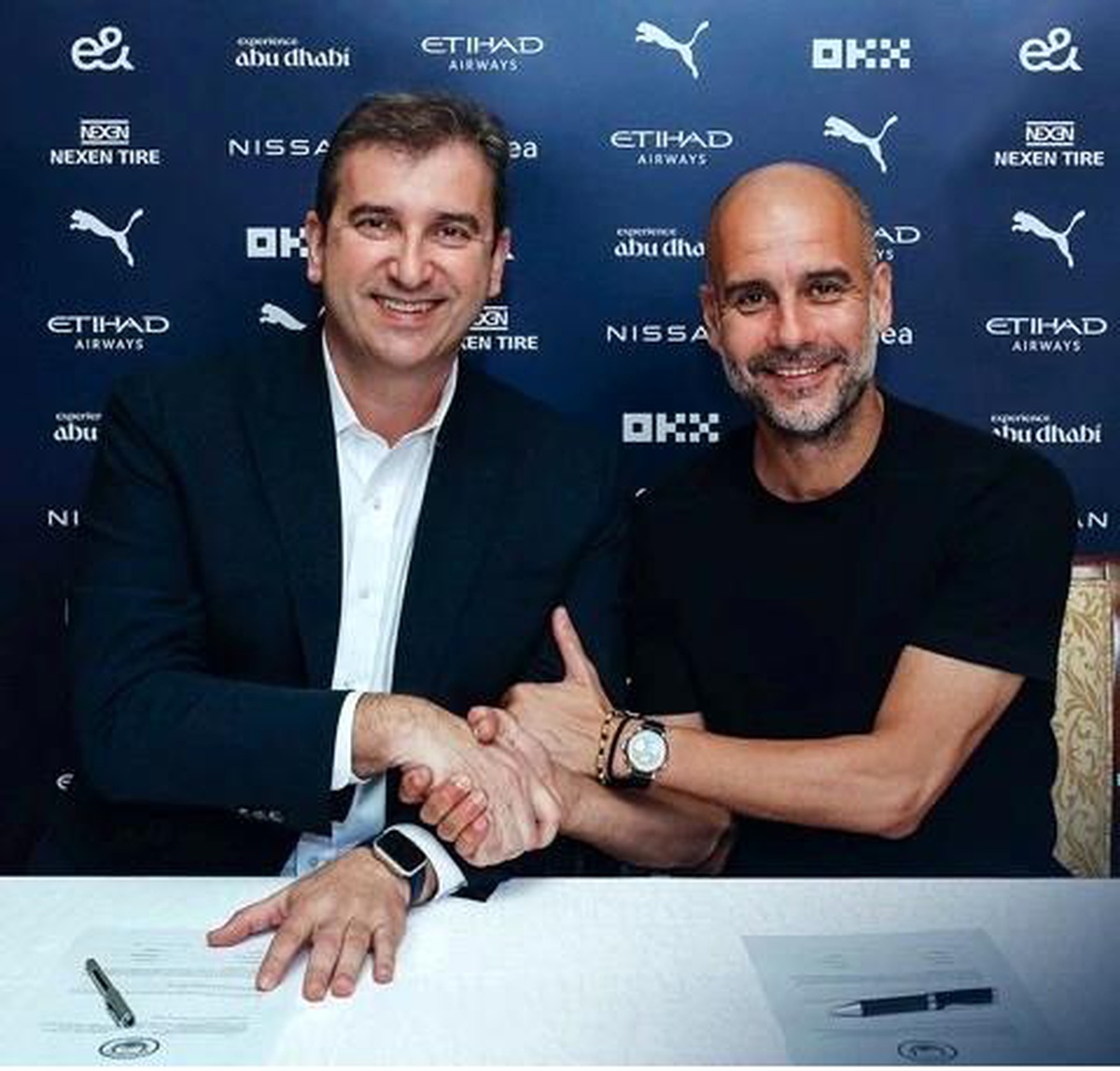 City, Guardiola\'nın sözleşmesini 2025 yılına uzattı