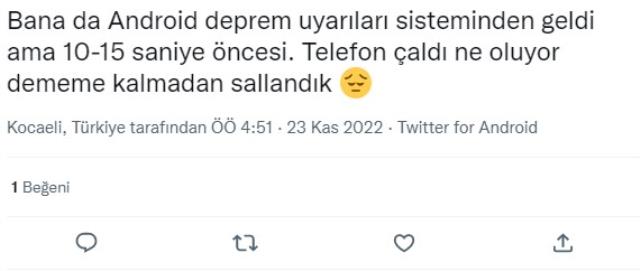 Depremden saniyeler önce telefonlara bildirim geldiği iddiası! Birçok kişi ekran görüntüsü paylaştı