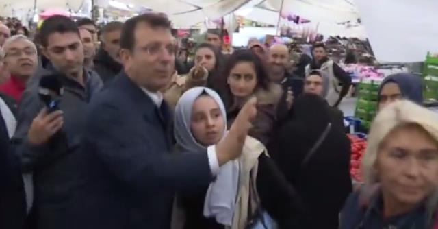 İmamoğlu'nun pazar ziyaretinde ilginç anlar! 'Şiddet görüyorum' diyen kadının imdadına yetişti İmamoğlu'nun pazar ziyaretinde ilginç anlar! 'Şiddet görüyorum' diyen kadının imdadına yetişti
