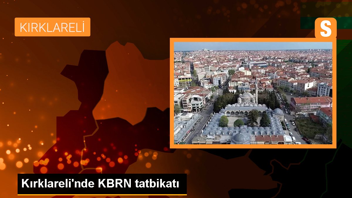 Kırklareli\'nde KBRN tatbikatı
