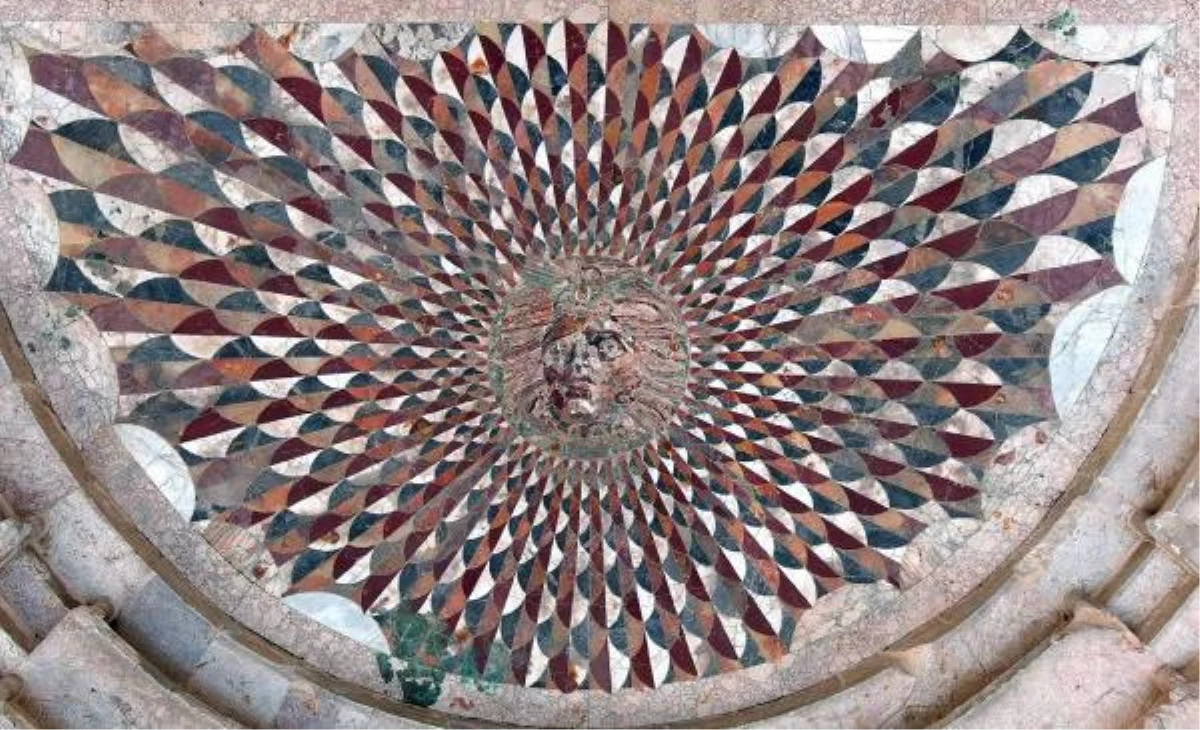 Medusa mosaic will be covered to protect it from winter conditions