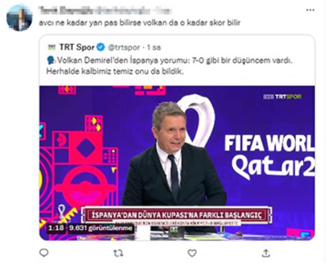 Tarihi maç sonrası Volkan Demirel'in canlı yayında yaptığı yorum sosyal medyayı sallad