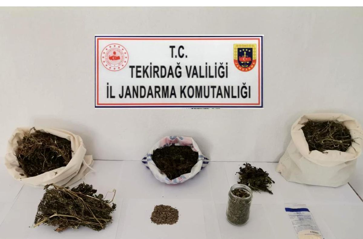 Tekirdağ\'da 3 kilo uyuşturucu ele geçirildi