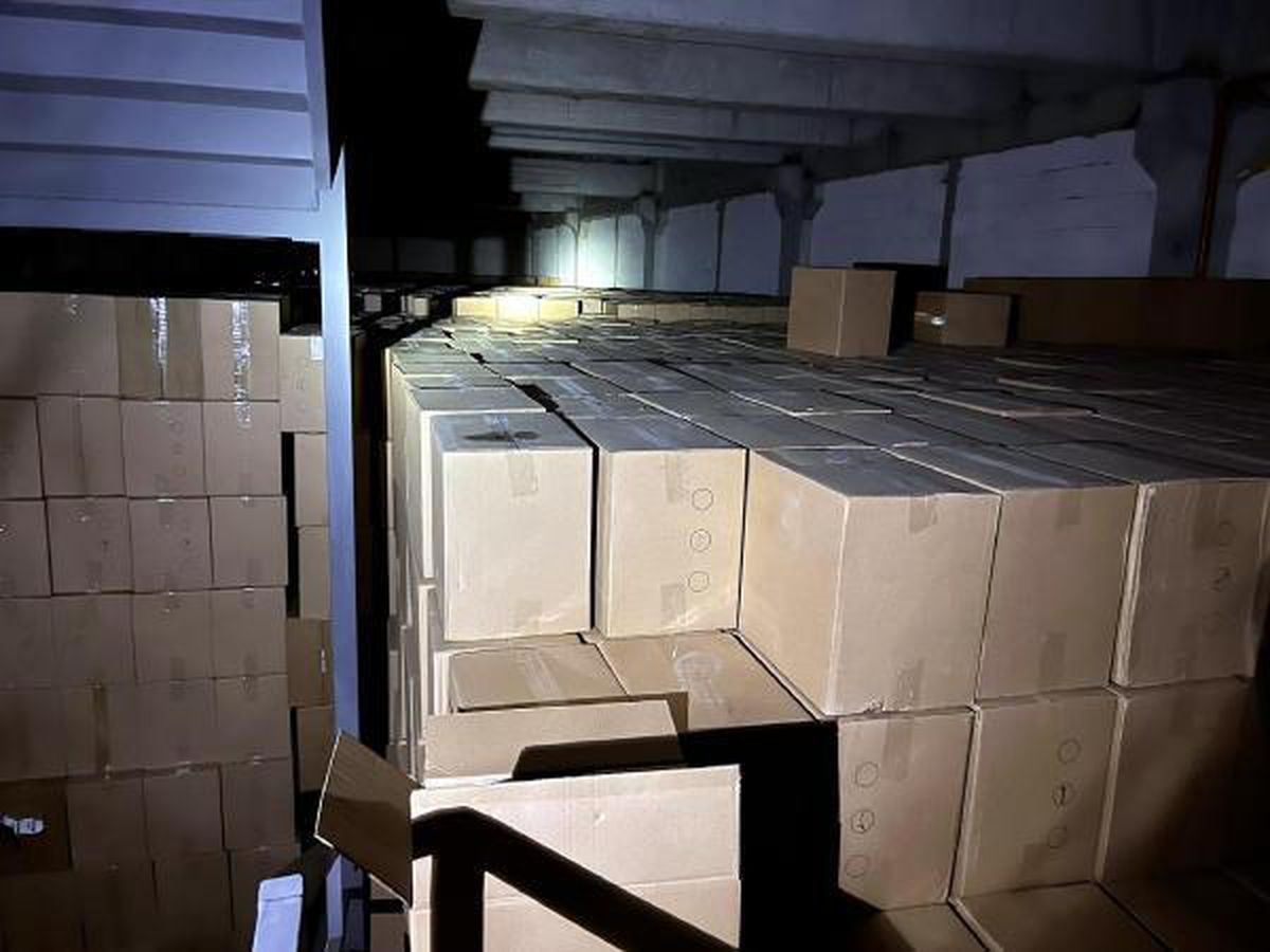 Tekirdağ\'da 84 milyon liralık kaçak makaron ele geçirildi