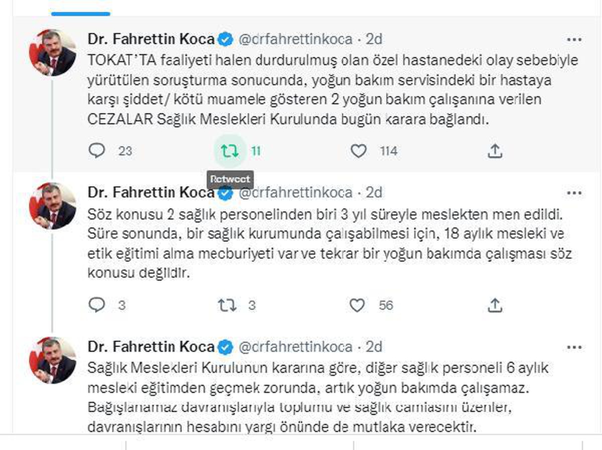 Tokat\'ta hastaya kötü muamelede bulunan hemşirelerin cezaları belli oldu (2)
