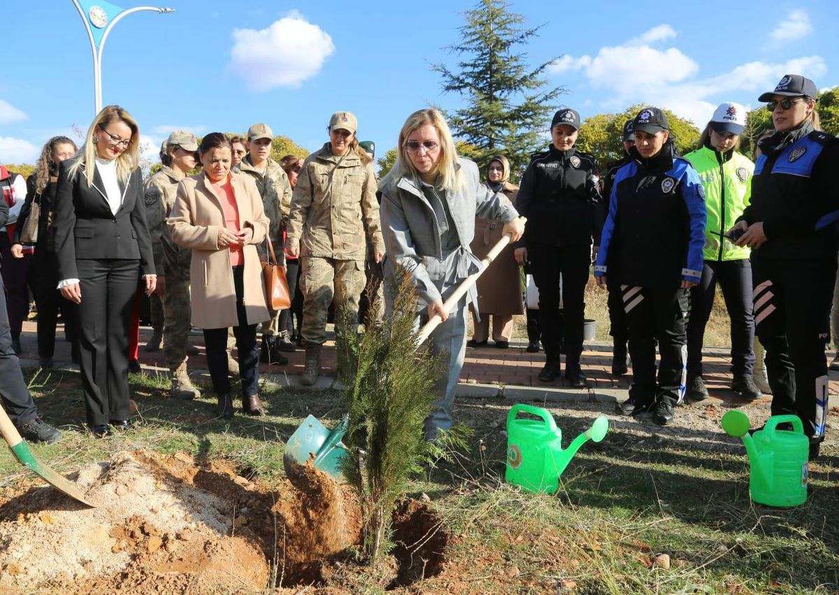 Tunceli\'de şiddet sonucu hayatını kaybeden kadınlar anısına fidan dikildi