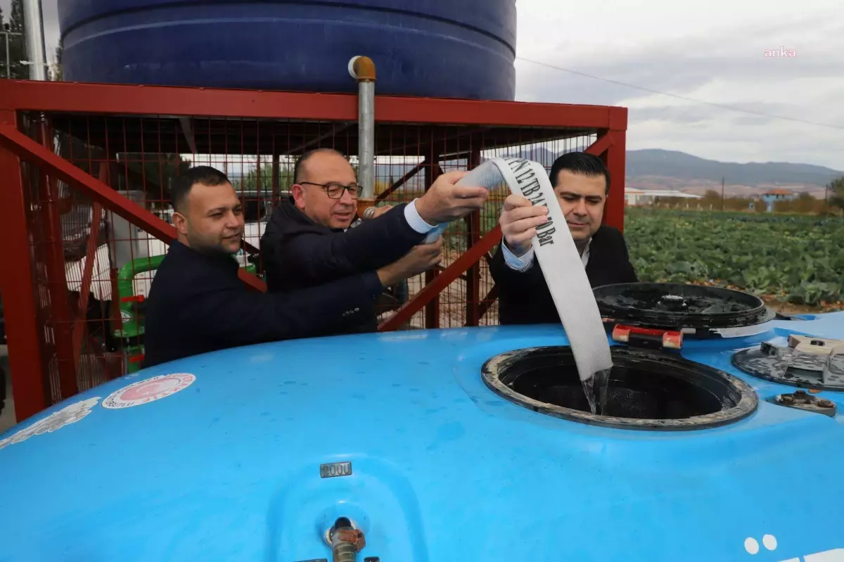 Turgutlu Belediyesi Beşinci Su Dolum İstasyonunu Namazgah\'a Kurdu