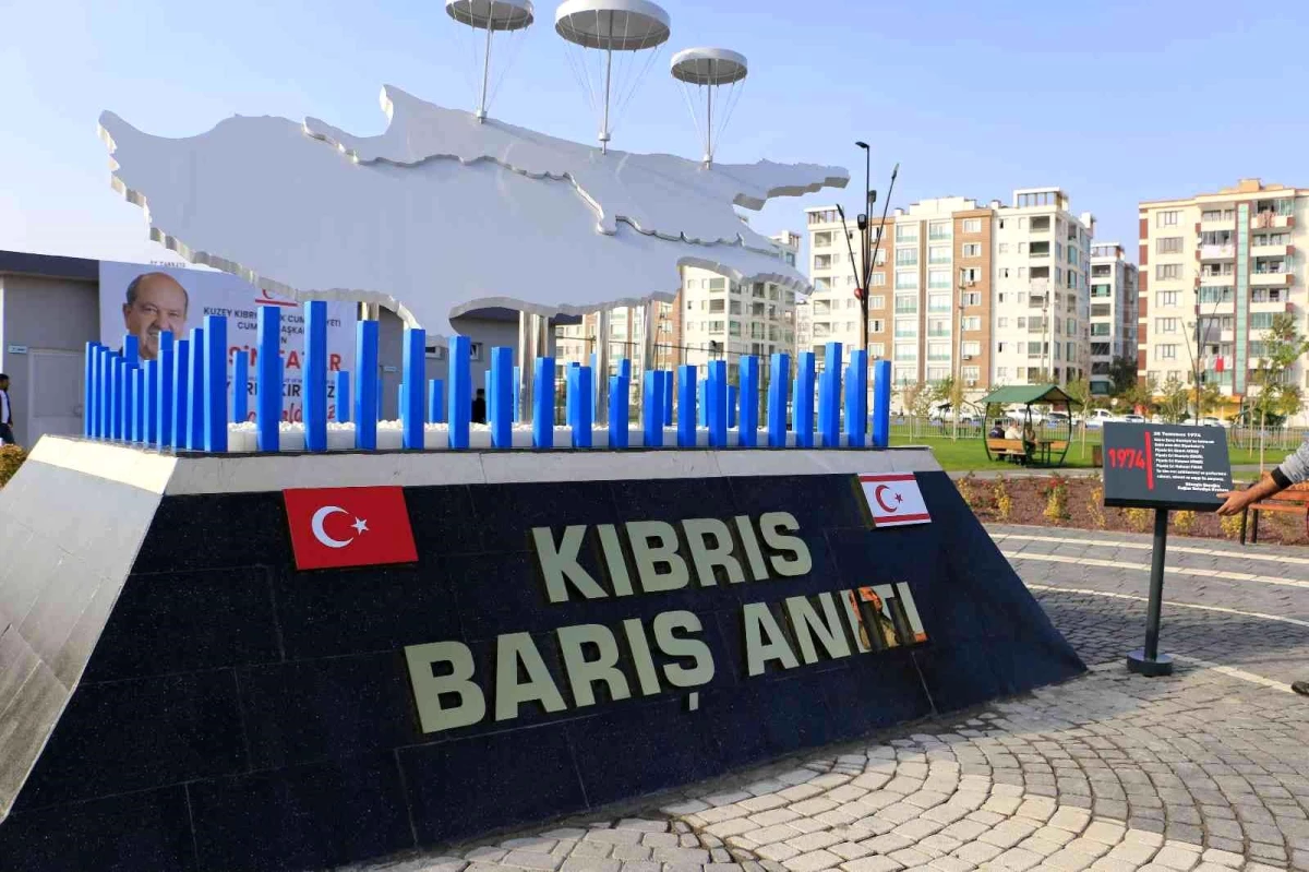 Türkiye\'nin ilk Kıbrıs Barış Anıtı ve Ersin Tatar Parkı Diyarbakır\'da yapıldı