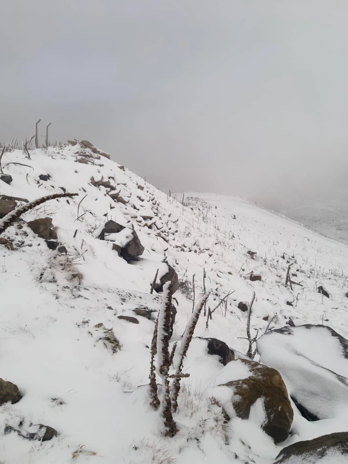 Afyonkarahisar\'ın yüksek kesimlerinde kar yağışı etkili oldu