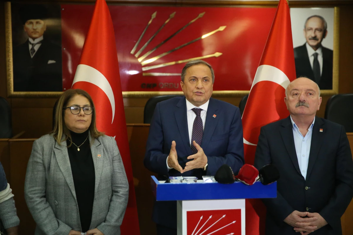 CHP Genel Başkan Yardımcısı Torun, Ordu\'da konuştu Açıklaması