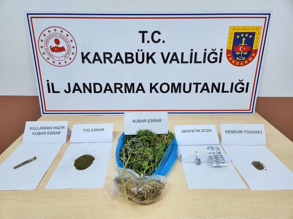 Karabük\'te uyuşturucu operasyonlarında 2 zanlı gözaltına alındı