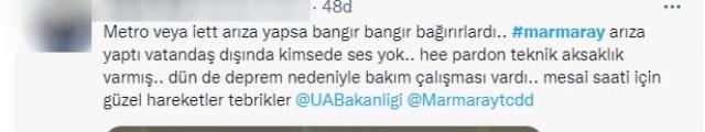 Marmaray'daki arıza yolcuları çileden çıkardı! İşe gitmek isteyen vatandaşlar istasyonlarda mahsur kaldı Marmaray'daki arıza yolcuları çileden çıkardı! İşe gitmek isteyen vatandaşlar istasyonlarda mahsur kaldı