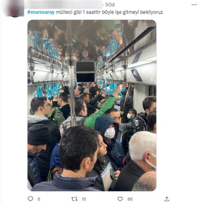 Marmaray'daki arıza yolcuları çileden çıkardı! İşe gitmek isteyen vatandaşlar istasyonlarda mahsur kaldı Marmaray'daki arıza yolcuları çileden çıkardı! İşe gitmek isteyen vatandaşlar istasyonlarda mahsur kaldı