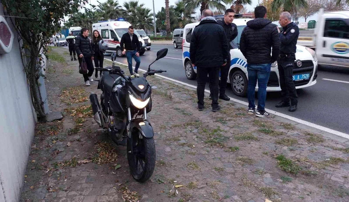 Samsun\'da motosiklet kazası: 1 yaralı