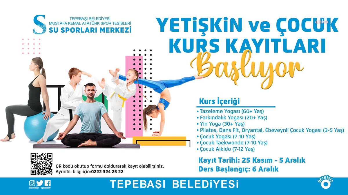 Tepebaşı Su Sporları Merkezi\'nde Kayıtlar Yarın Başlıyor