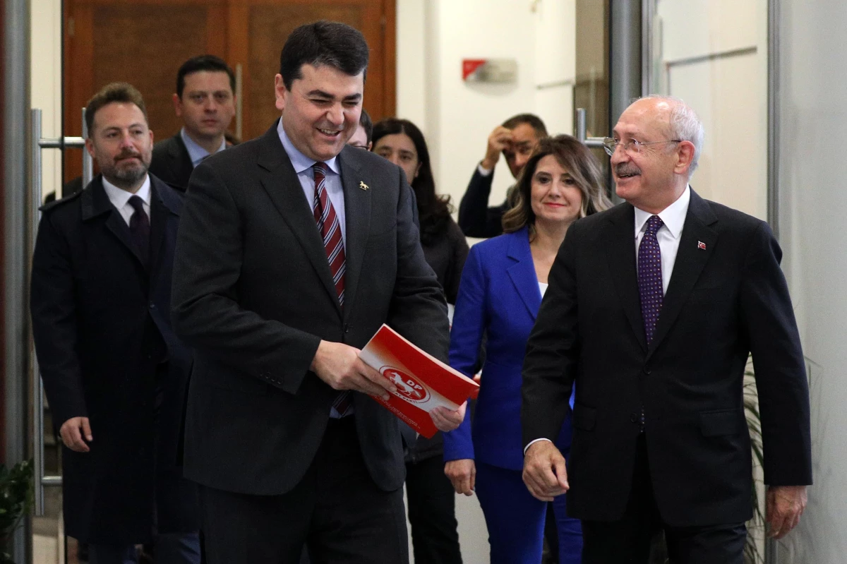 DP Genel Başkanı Uysal, CHP Genel Başkanı Kılıçdaroğlu\'nu ziyaret etti