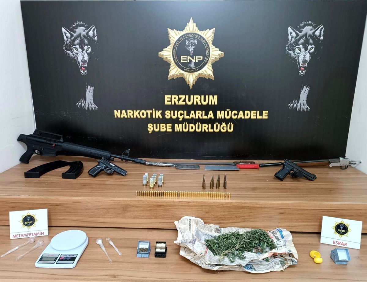 Erzurum\'da uyuşturucu madde ticareti yapan şahıs yakalandı