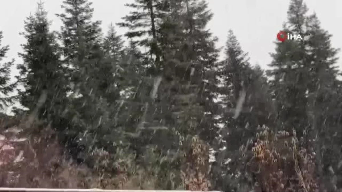 Ilgaz Dağı\'nda kar yağışı ve yoğun sis etkili oldu
