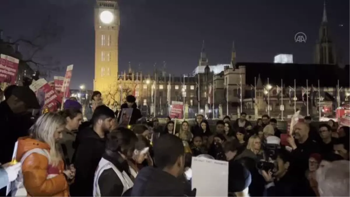 Manş denizinde hayatını kaybeden göçmenler Londra'da anıldı