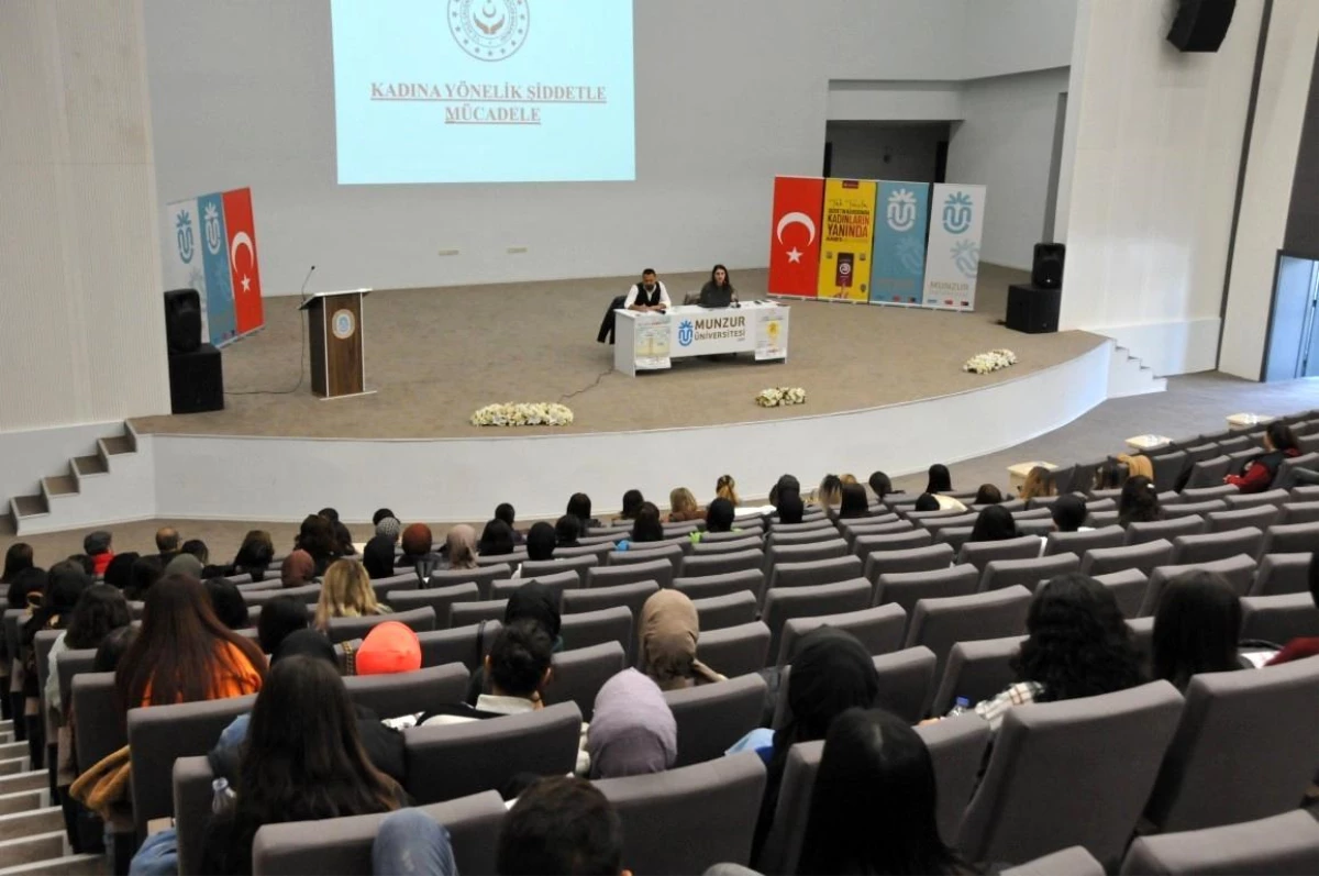 Munzur Üniversitesi\'nden Kadın Yönelik Şiddetle Mücadele semineri