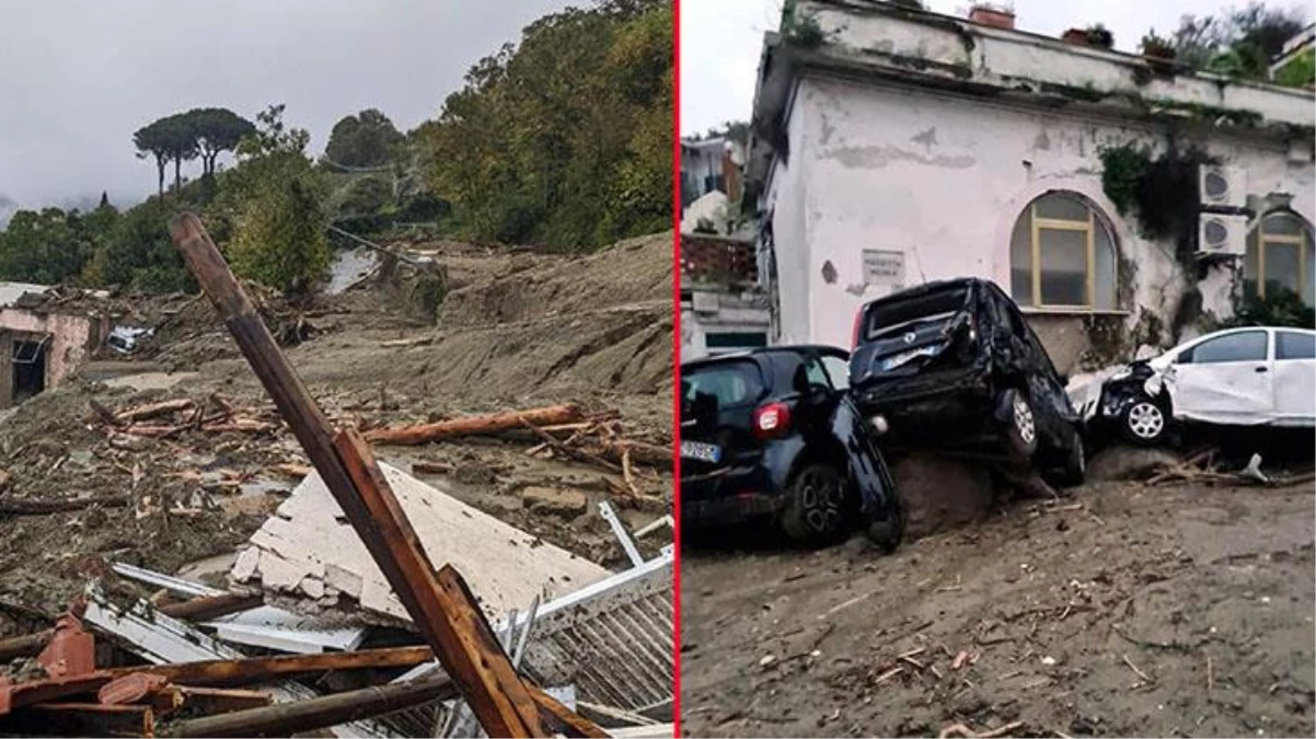 İtalya\'nın Ischia Adası\'ndaki şiddetli yağış sonrası yaşanan heyelanda 8 kişi öldü, çok sayıda kişiye ulaşılamıyor