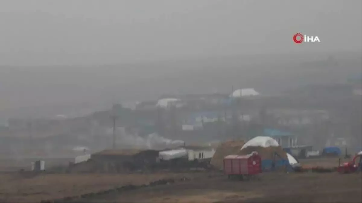 Kars sis bulutu altında kaldı... Görüş mesafesi 15 metreye kadar düştü