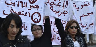 Lübnan'da kadınlar, şiddet ve taciz cezalarının arttırılması için eylem yaptı