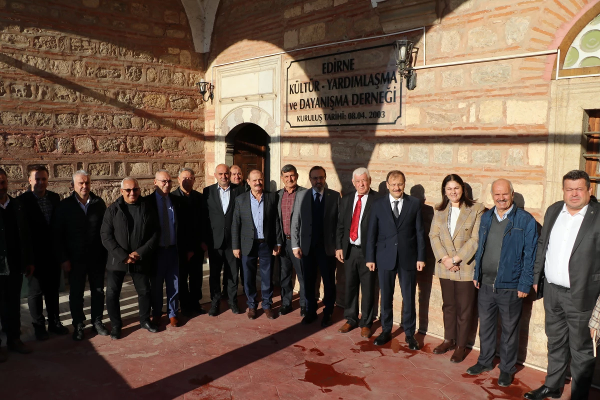 TBMM İnsan Haklarını İnceleme Komisyonu Başkanı Çavuşoğlu, Edirne\'de ziyaretlerde bulundu Açıklaması