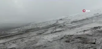 Yüksek kesimler kar yağışıyla beyaza büründü