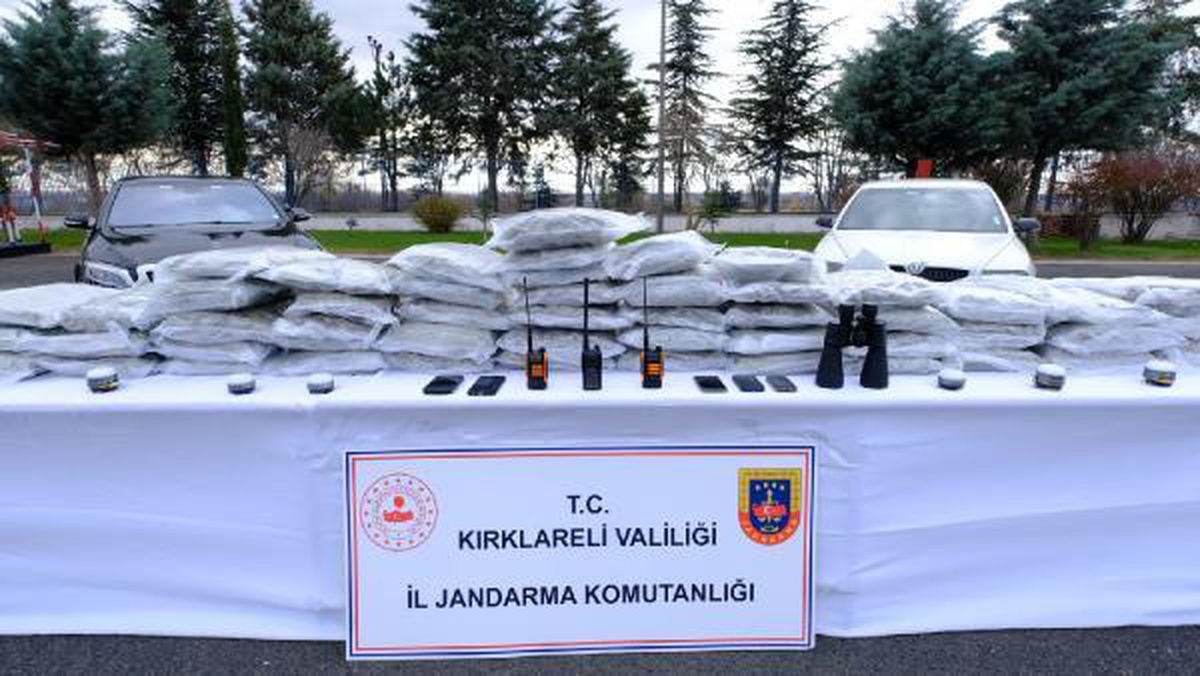 İçişleri: Kırklareli\'nde 86,5 kilo skunk ele geçirildi