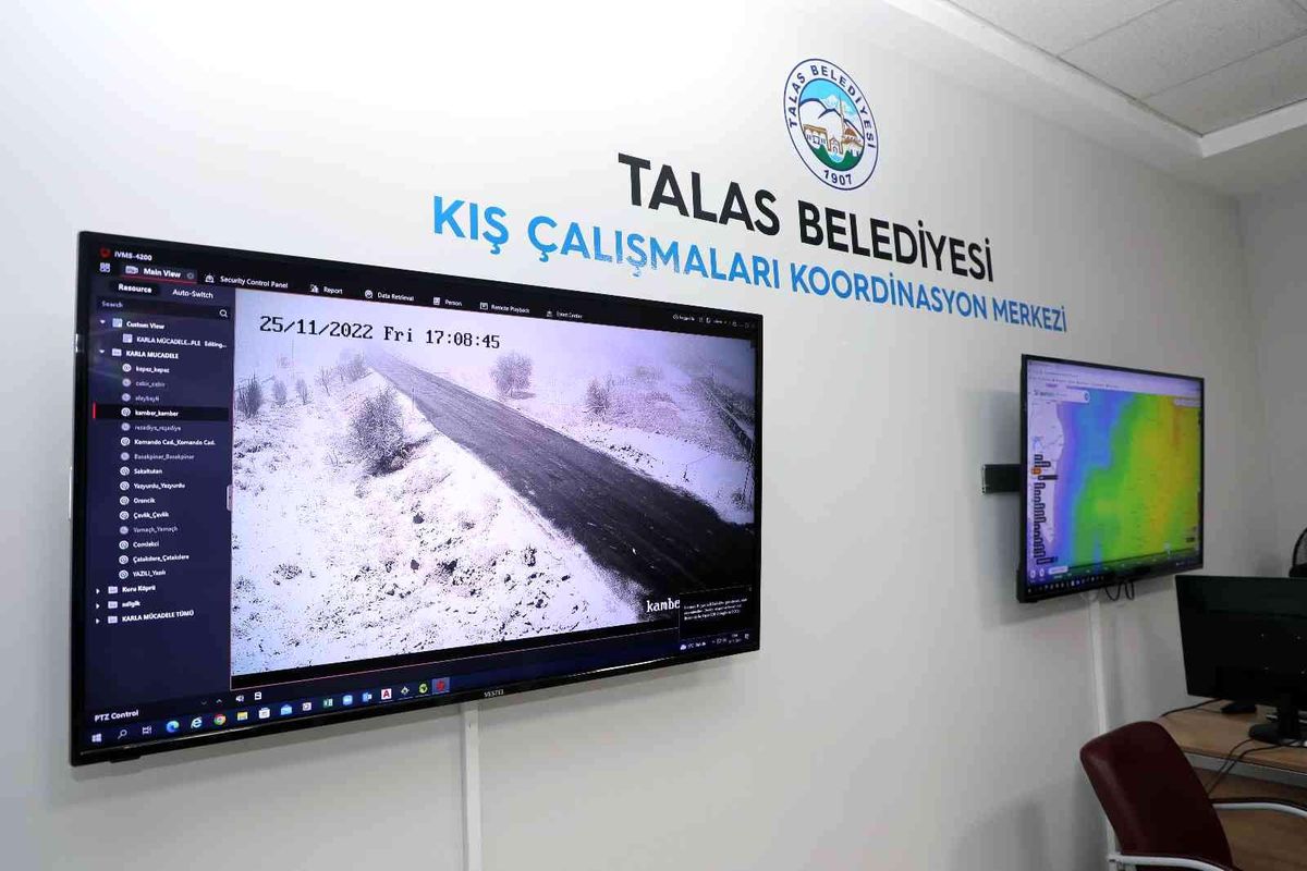 Talas kara kışa hazır