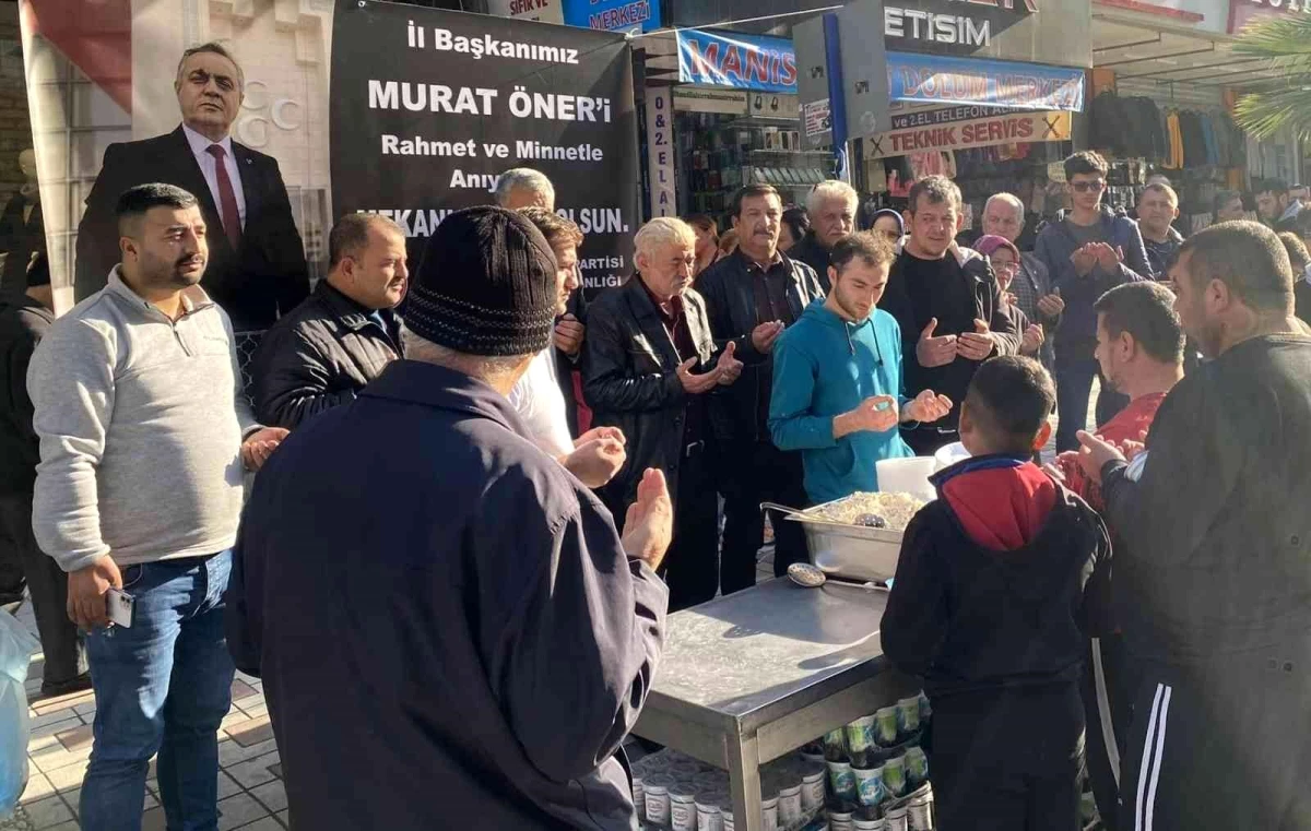 Turgutlu\'da MHP Manisa İl Başkanı Öner için pilav hayrı