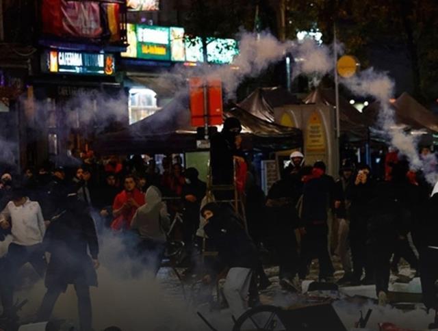 Belçika ile Fas maçı sonrasında Brüksel'de olaylar