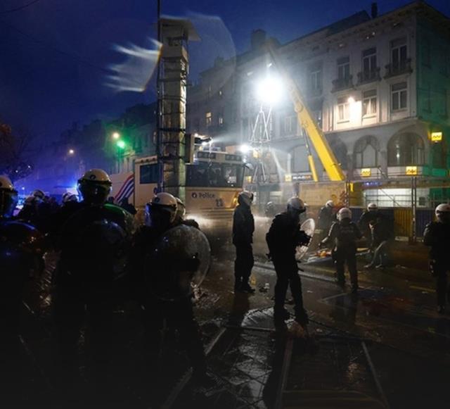 Belçika ile Fas maçı sonrasında Brüksel'de olaylar